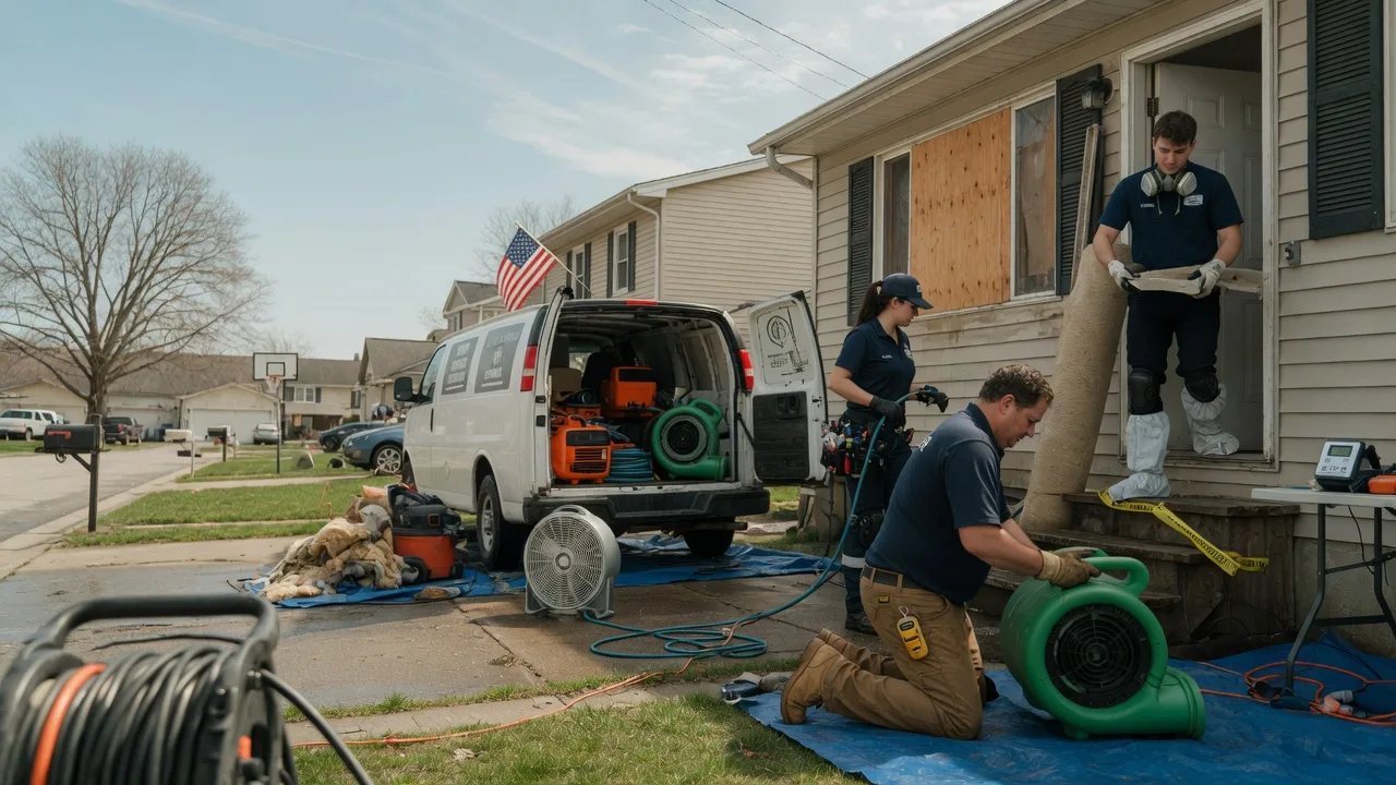 Water Damage Restoration in Des Lacs, ND near me